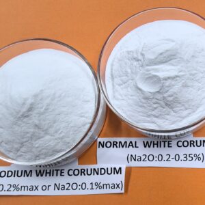 NA2O 0,2% MAX BASSO CONTENUTO DI SODIO WFA ALLUMINA FUSA BIANCA 0-1-3-5-8MM 325F -1-